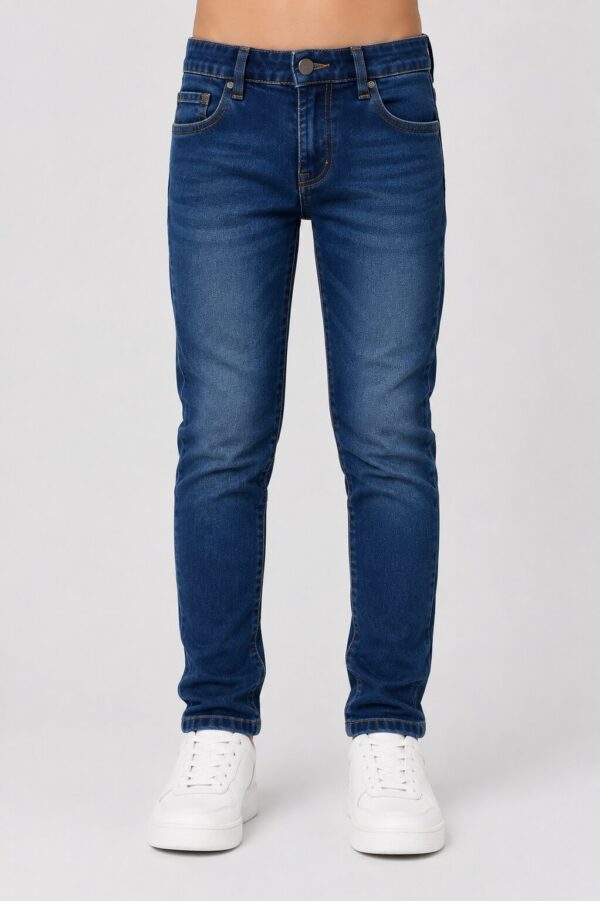 Kids Slim Stretch Denim Jeans Pant