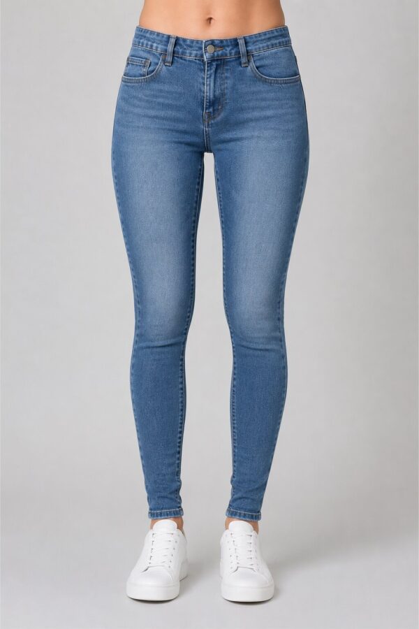 Womens Skinny Fit Denim Jeans Pant